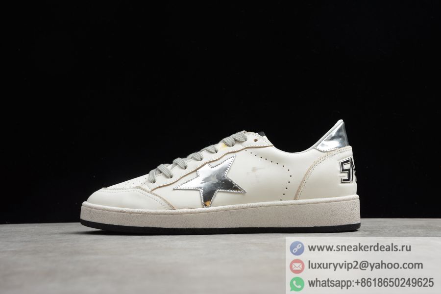 2020ss GGDB Golden Goose Super Star G32WS590 White+Silver+Silver Sneaker Unisex Shoes